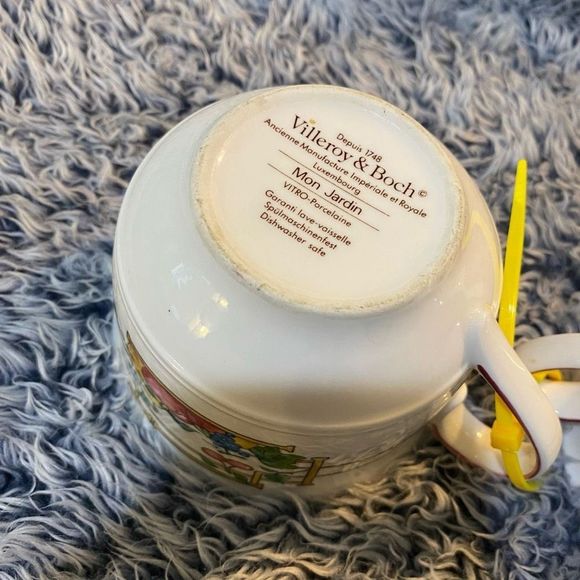 Villeroy & Boch Mon Jardin Flat Demitasse Fruit Tea Cup Set - Picture 10 of 12